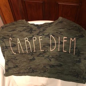 carpe diem crop top